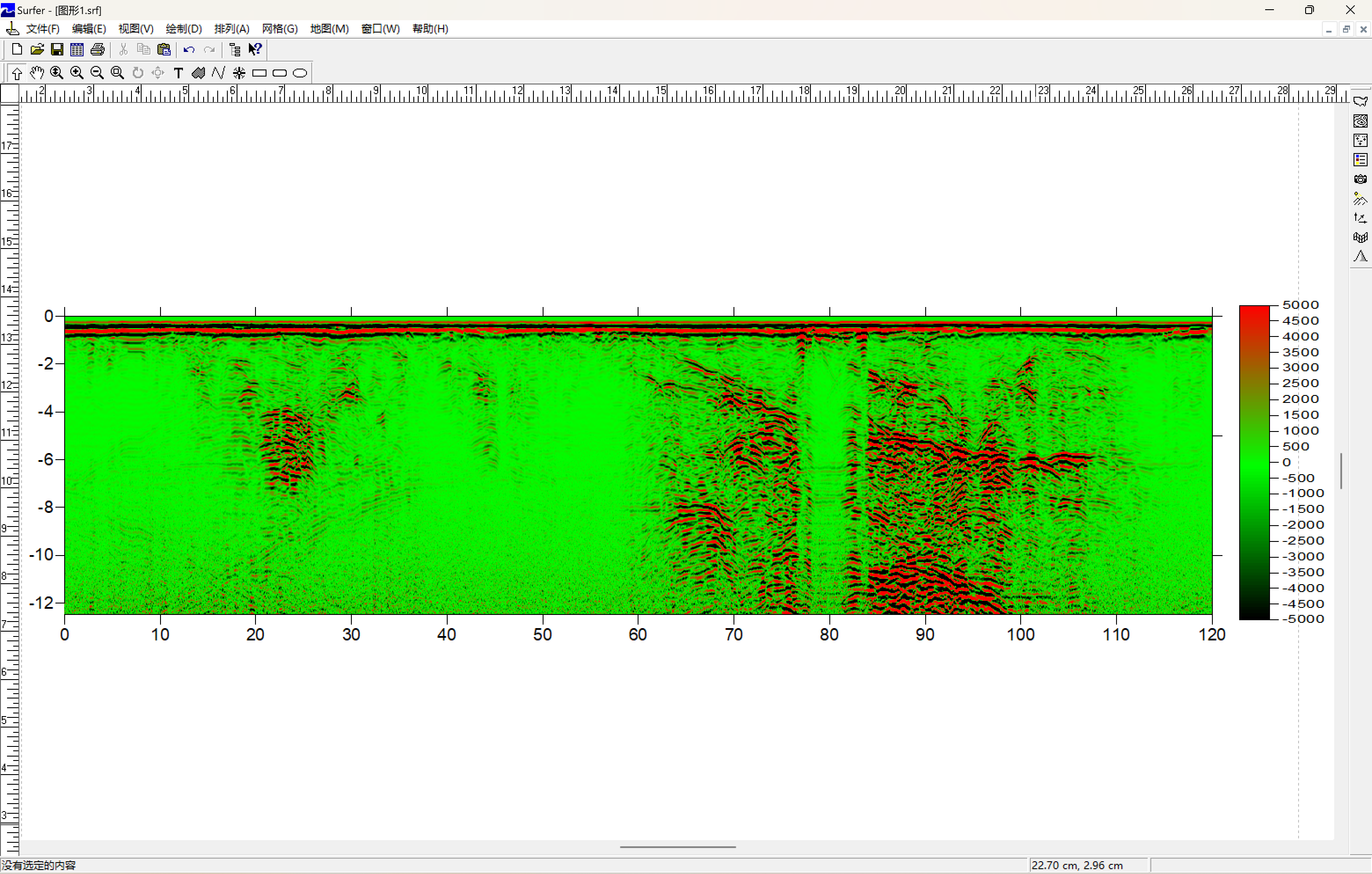 surfer 8 style display for GPR